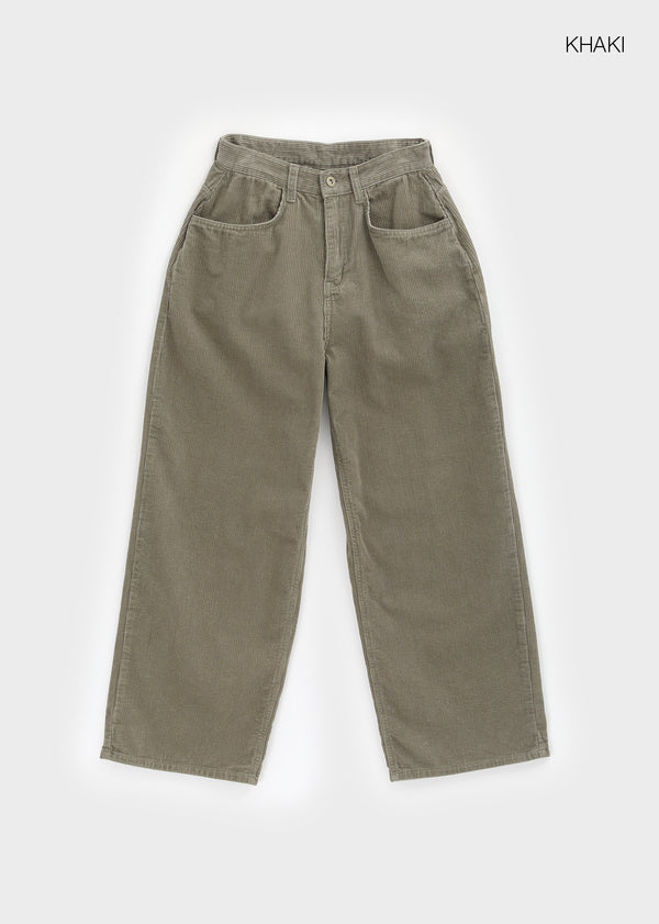 Mesmin Back Pocket Corduroy Cotton Pants