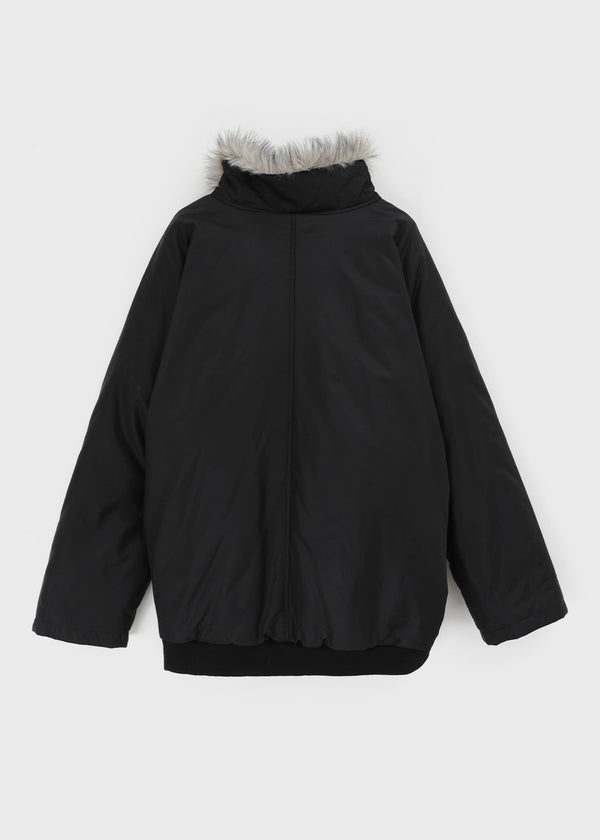 Tubular Fur Trimming Dumb Down Jumper (3 Oz)