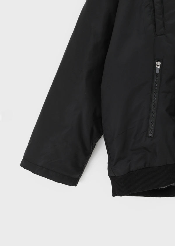 Tubular Fur Trimming Dumb Down Jumper (3 Oz)