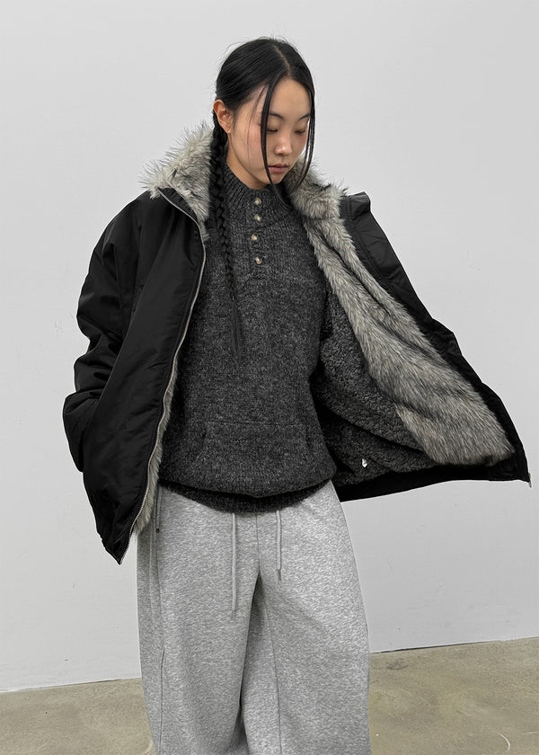 Winon Curve Balloon Fleece Banding Pants