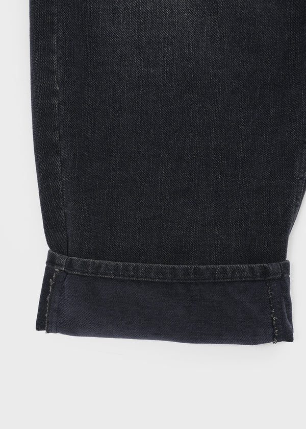 Netk Wash Wide Fleece Denim Pants