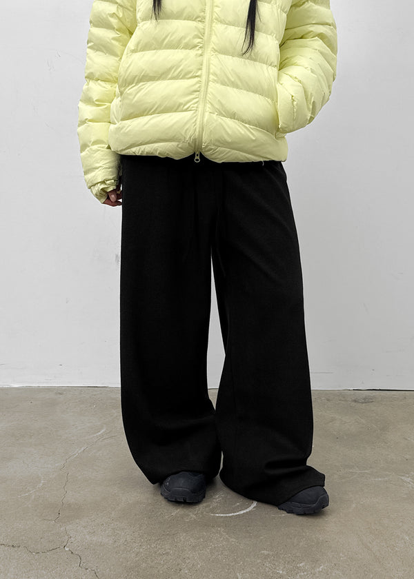 Tilki Bonded Fleece Soft Wide Banding Pants