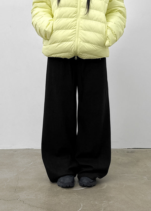 Tilki Bonded Fleece Soft Wide Banding Pants