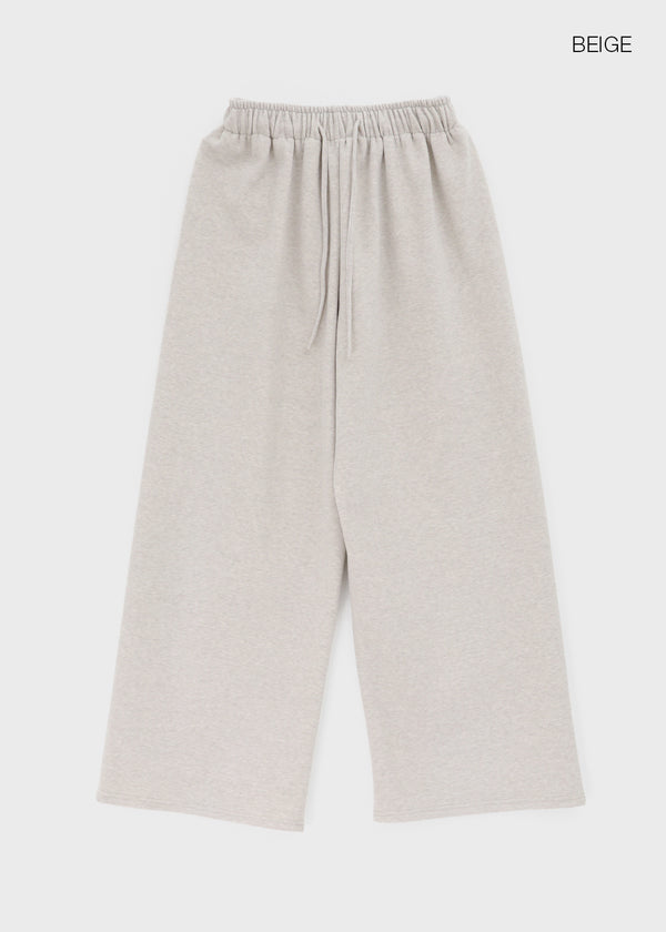 Tilki Bonded Fleece Soft Wide Banding Pants