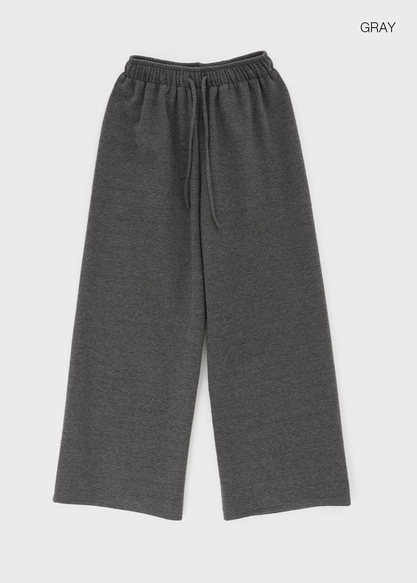 Tilki Bonded Fleece Soft Wide Banding Pants