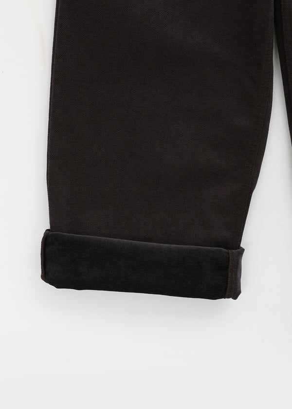 Non-tem Velvet Fleece Straight Cotton Pants