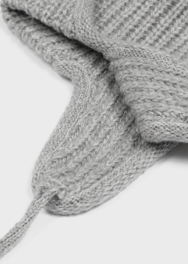 Turamma Trooper Strap Wool Knit Beanie