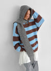 Mite Stripe Loose Fit Wool Knit