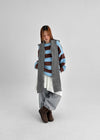 Mite Stripe Loose Fit Wool Knit
