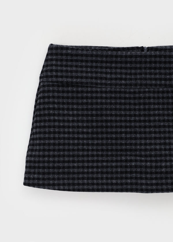 Verora Check Mini Skirt Pants
