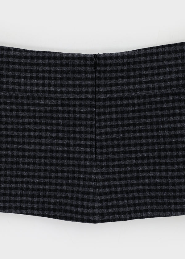 Verora Check Mini Skirt Pants