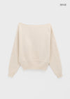 Poenat Wool Off-shoulder Knit