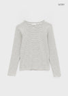 Tokel Stripe Round Long Sleeve T-shirt