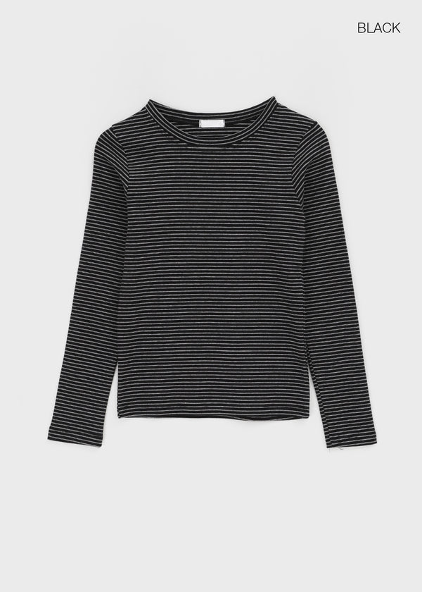 Tokel Stripe Round Long Sleeve T-shirt
