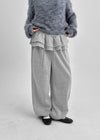 Dio Frill Fleece Banding Jogger Pants
