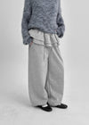 Dio Frill Fleece Banding Jogger Pants