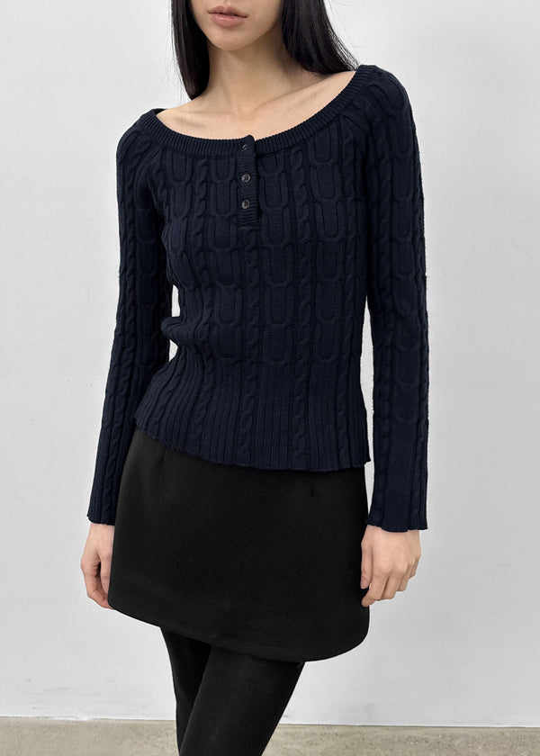 Praline Wool Mini Skirt Pants