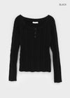 Rivenn Cable Henley Neck Knit