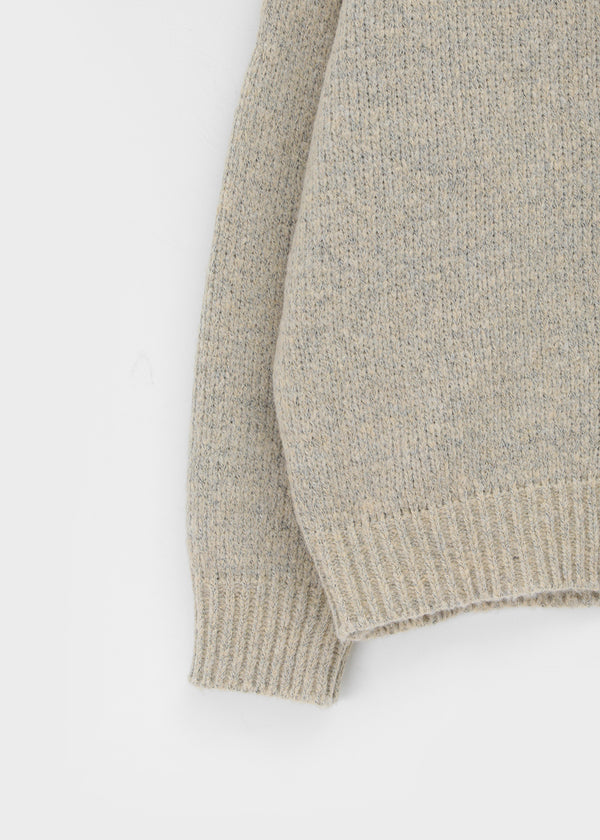 (UNISEX) Catelen High Neck Button Knit Cardigan