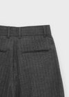 (UNISEX) Pediron Striped Wool Slacks