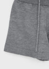 Newkey Basic Mid-thigh Knit Shorts (50% Wool)