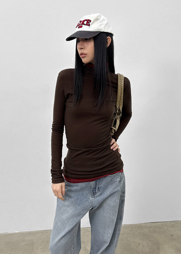 Longt Wool Warmer Turtleneck