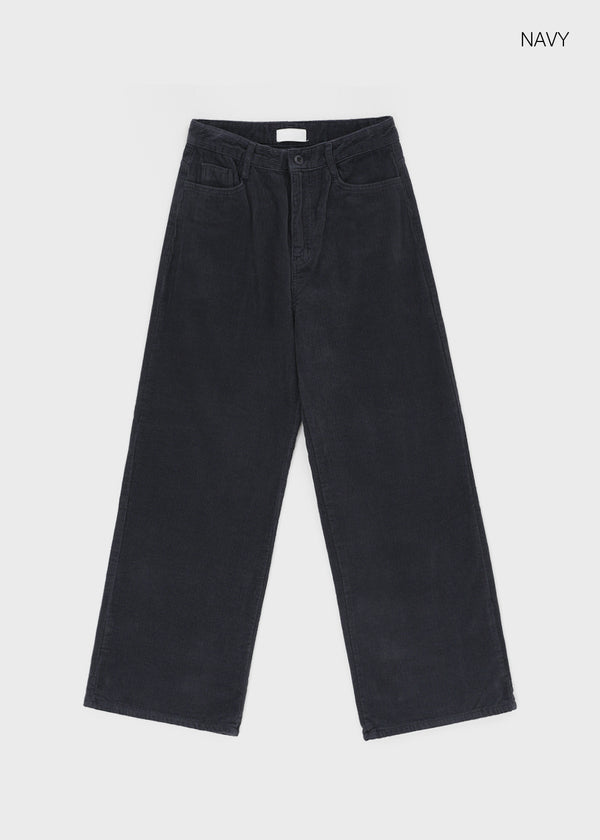 Franno Basic Wide Corduroy Pants