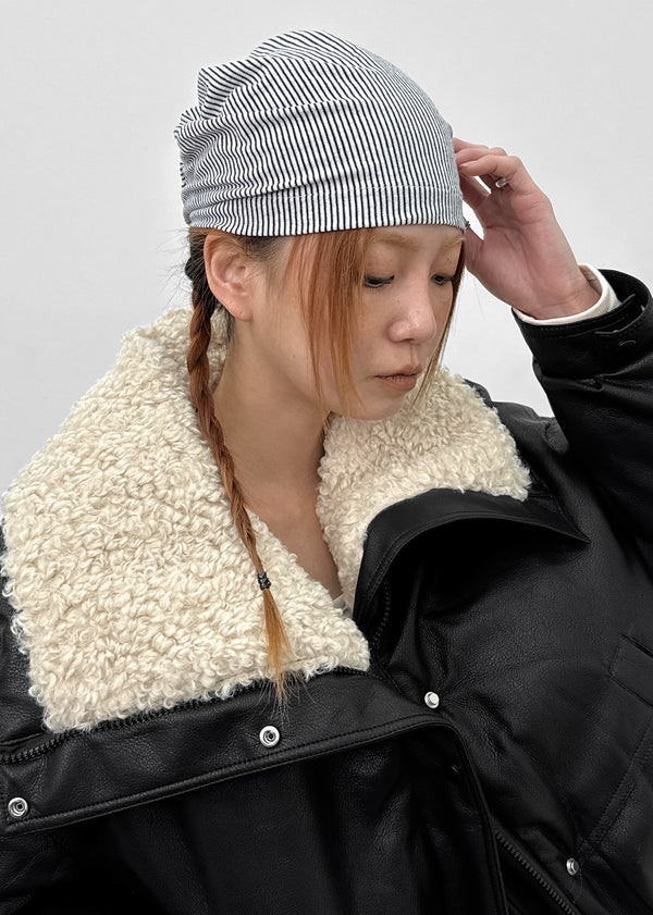 Relken Striped Turban Beanie