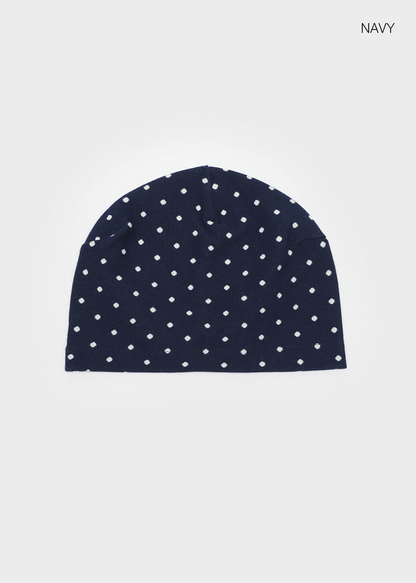 Tegan Dot Turban Beanie