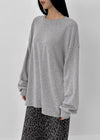 Ctang Overfit Peach Fleece Long Sleeve T-shirt