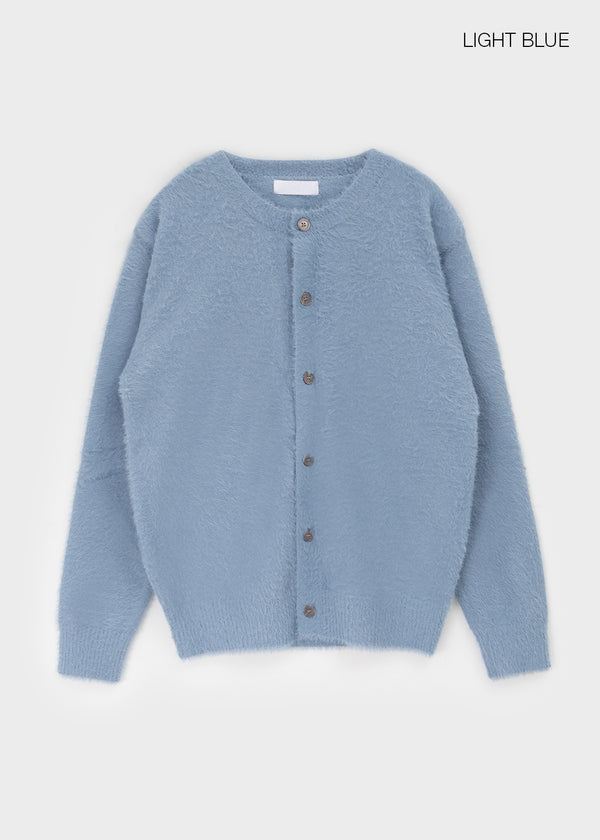 Solar Loose Fit Fur Cardigan