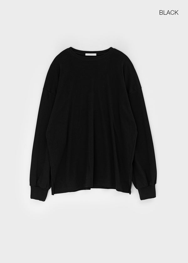 Ctang Overfit Peach Fleece Long Sleeve T-shirt