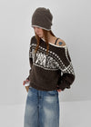 Kracha Nordic Boat-Neck Wool Knit
