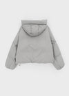 Caltree Duck-Down Hooded Cropped Padded Jacket