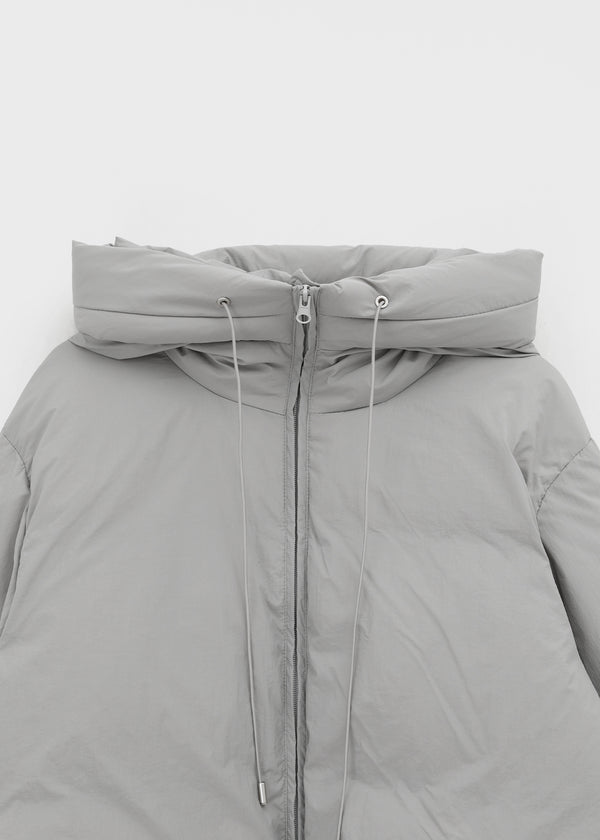 Caltree Duck-Down Hooded Cropped Padded Jacket