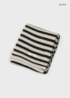 Trune Stripe Knit muffler (100% wool)
