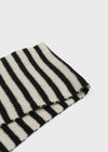 Trune Stripe Knit muffler (100% wool)
