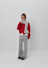 Fogdy Fleece Wool SET - Mini Skirt, Bootcut Pants