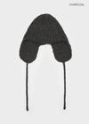Cooltin Knit Ribbed Earflap Beanie (30% Alpaca)