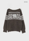 Kracha Nordic Boat-Neck Wool Knit