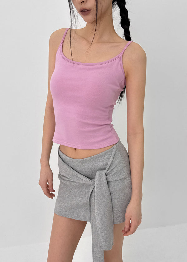 Harion Semi-crop Fleece Sleeveless (Built-in Cap)