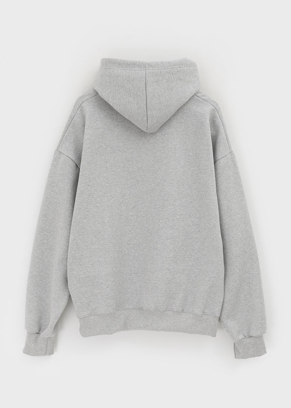 (UNISEX) Hettu Fleece Button Hoodie