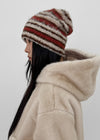 Literal Stripe Knit Beanie