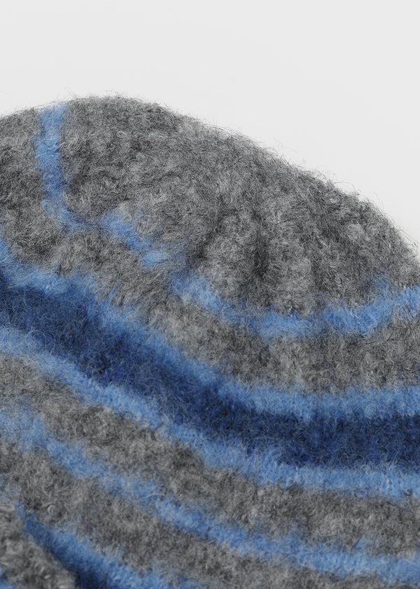 Literal Stripe Knit Beanie