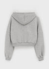 Relburn Boa Fleece Crop Hooded Zip-up