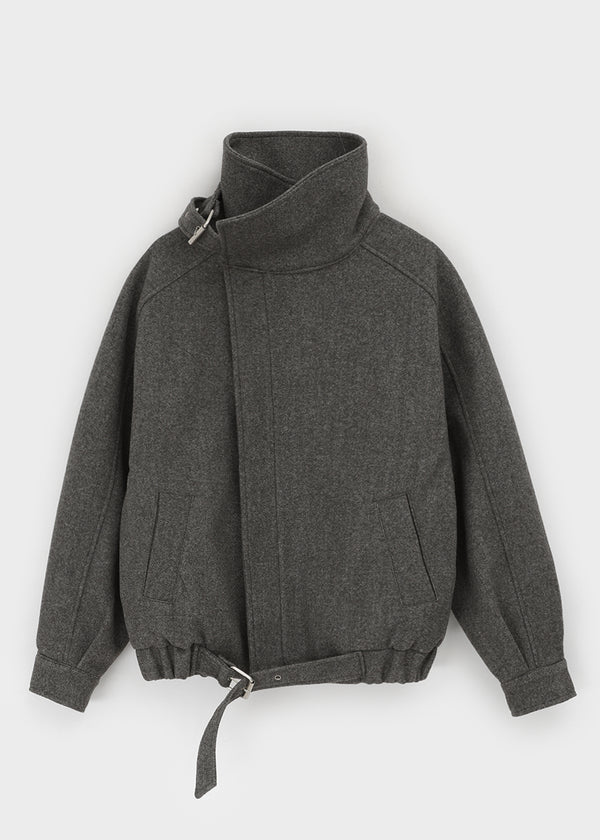 Sitf High Neck Buckle Quilted Jumper (2 Oz)