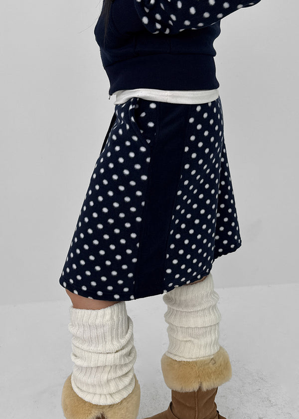 Sove Fleece Banding Midi Skirt (Set Available)