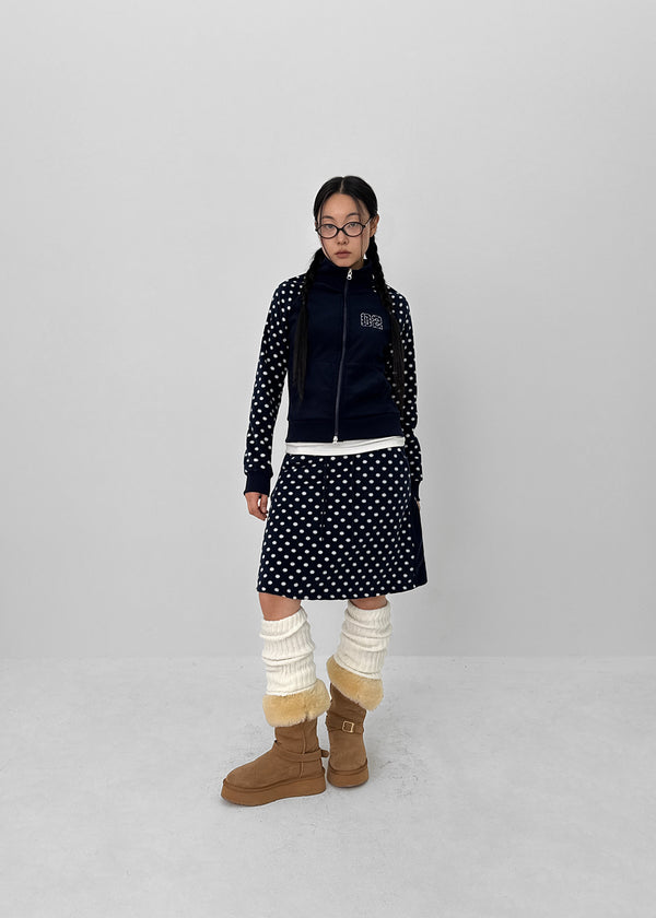 Sove Fleece Banding Midi Skirt (Set Available)