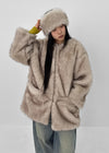 Muku Overfit Half Fur Jacket (Set Available)