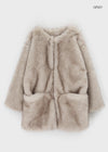 Muku Overfit Half Fur Jacket (Set Available)
